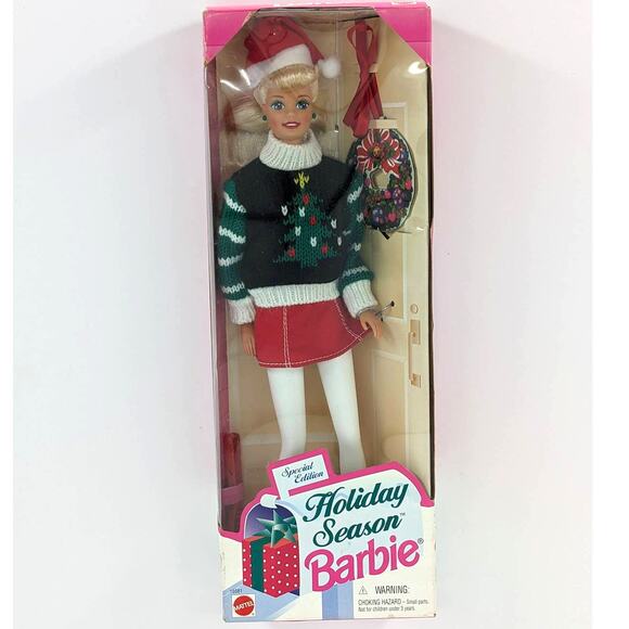 Holiday Season Barbie Special Edition Vintage 1996 Mattel 15581 Doll - NRFB